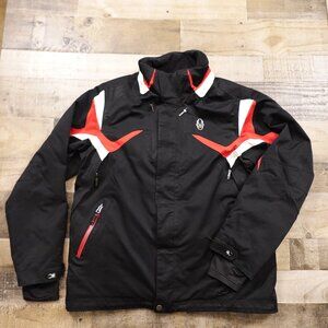 Spyder Dermizax-EV Ski Jacket – Men’s Large Black Red Racer